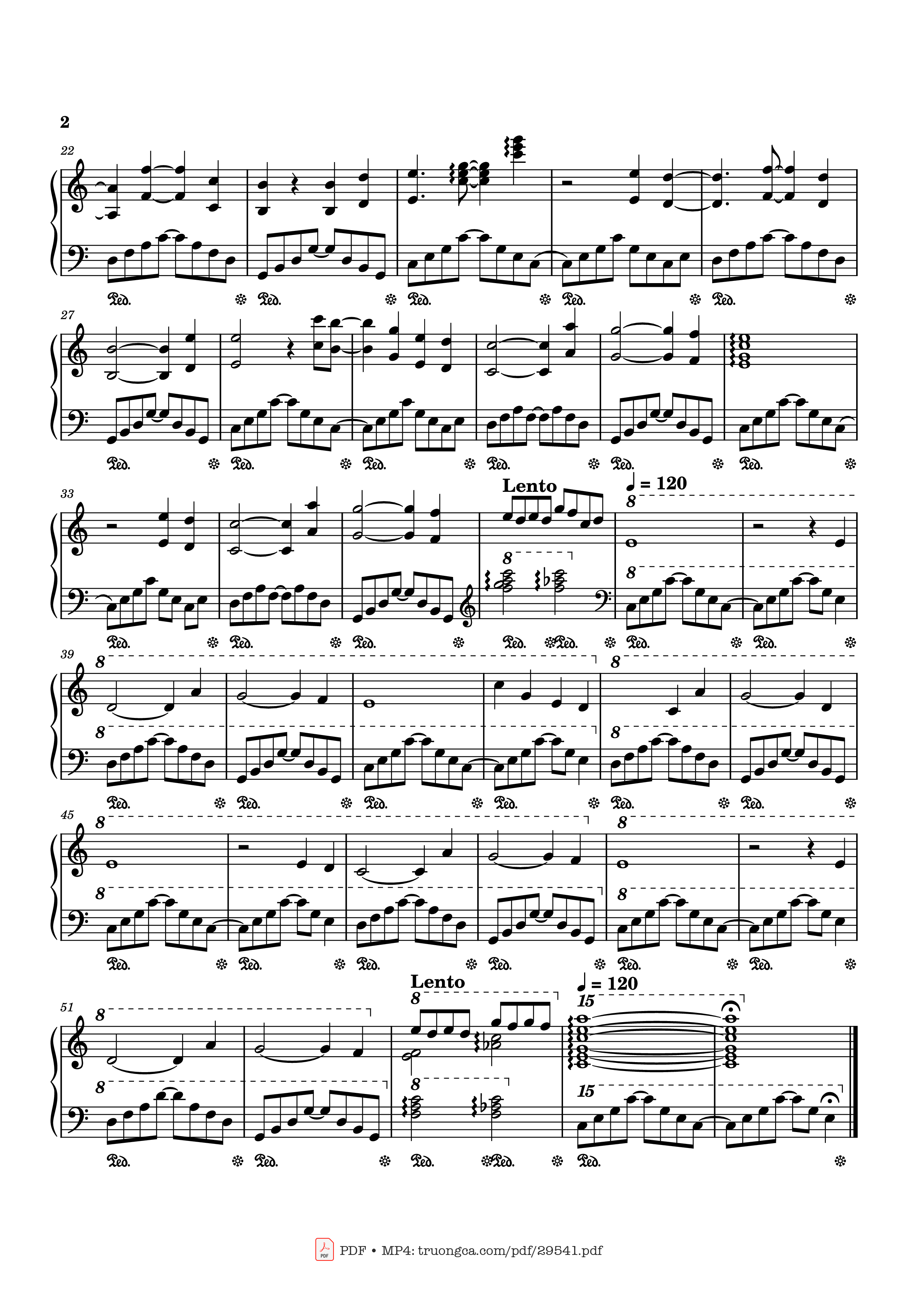 Page 2 of the piano sheet music PDF Piano – The Moon Song Piano by Composed by Karen Orzolek
