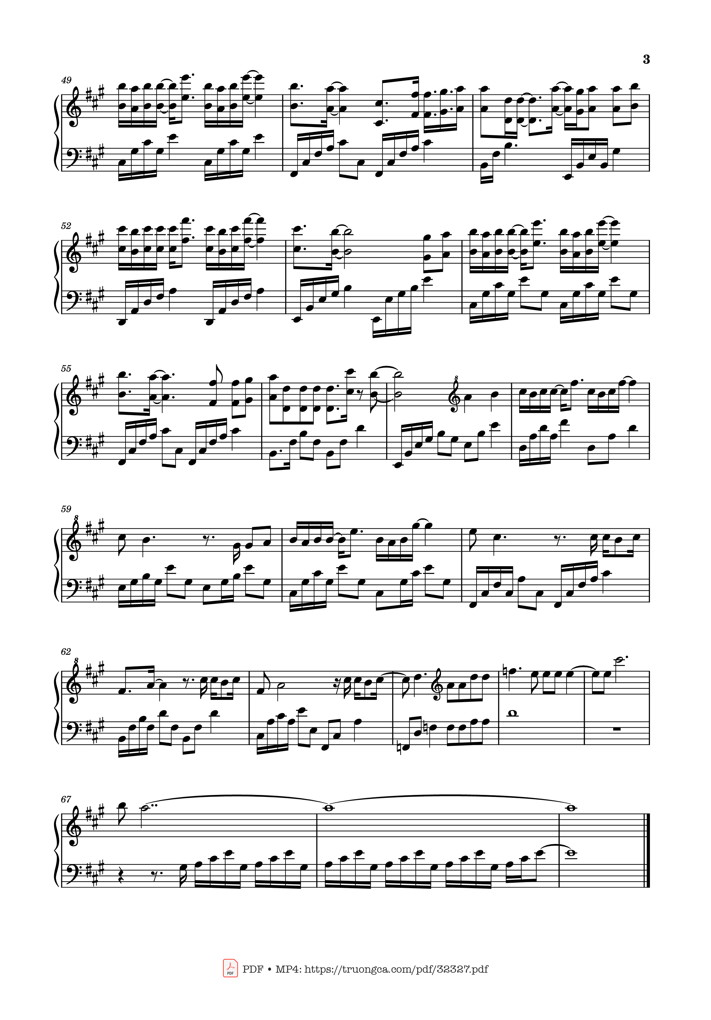 Page 3 of the piano sheet music PDF Piano – 这么久没见 Piano by 薛之謙