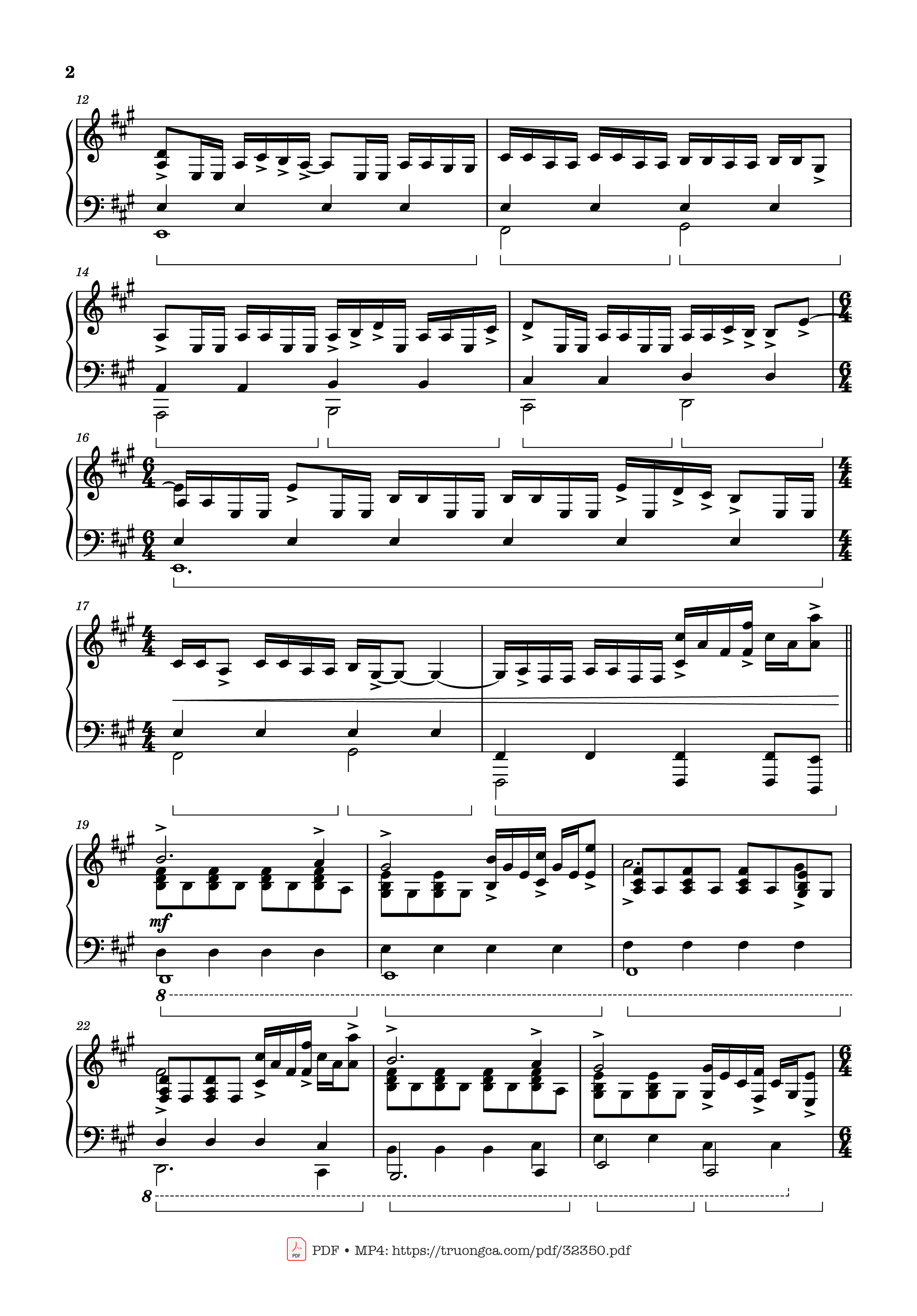 Page 2 of the piano sheet music PDF Piano – Now We Are Free Piano by Hans Zimmer, Lisa Gerrard
