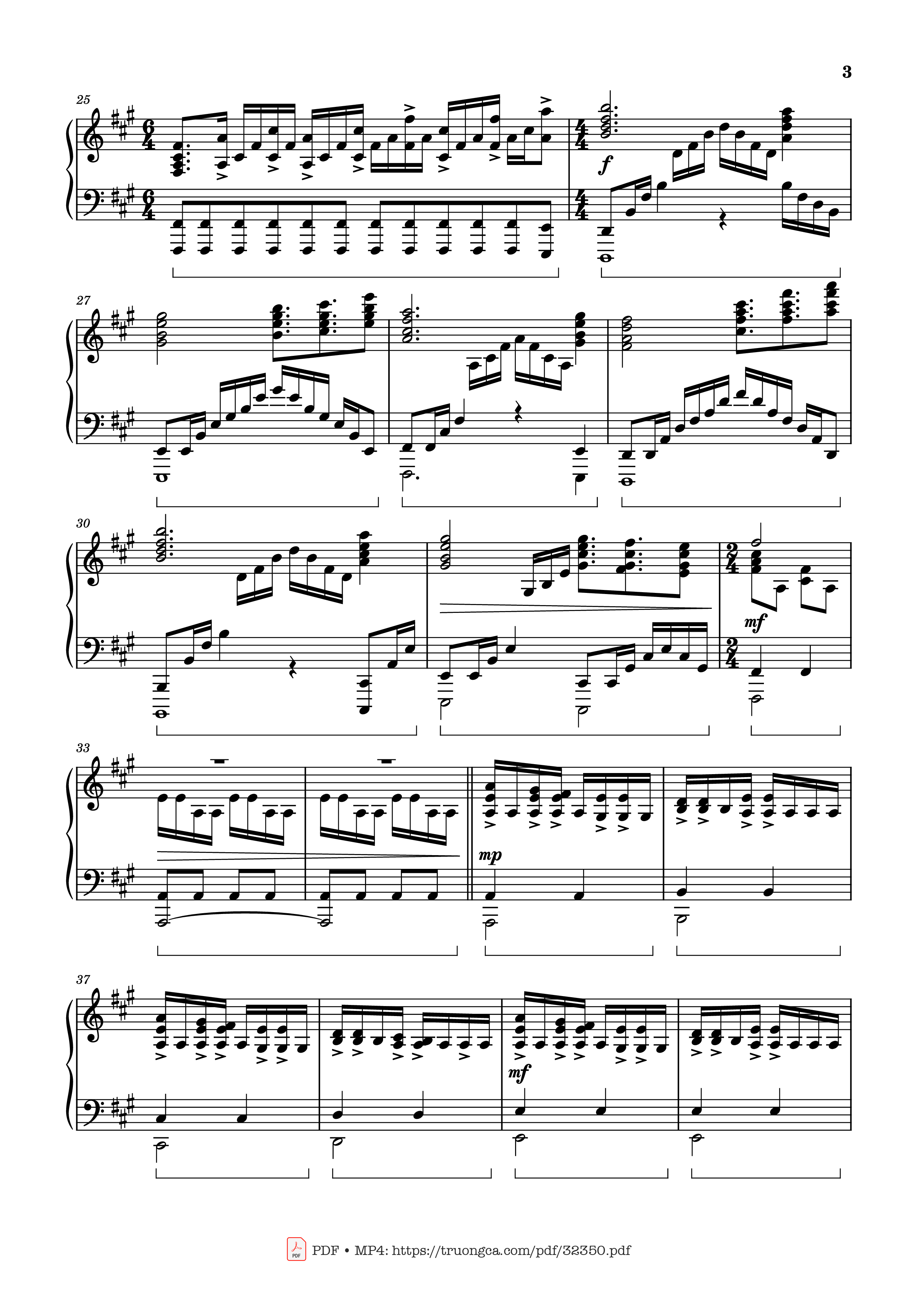Page 3 of the piano sheet music PDF Piano – Now We Are Free Piano by Hans Zimmer, Lisa Gerrard