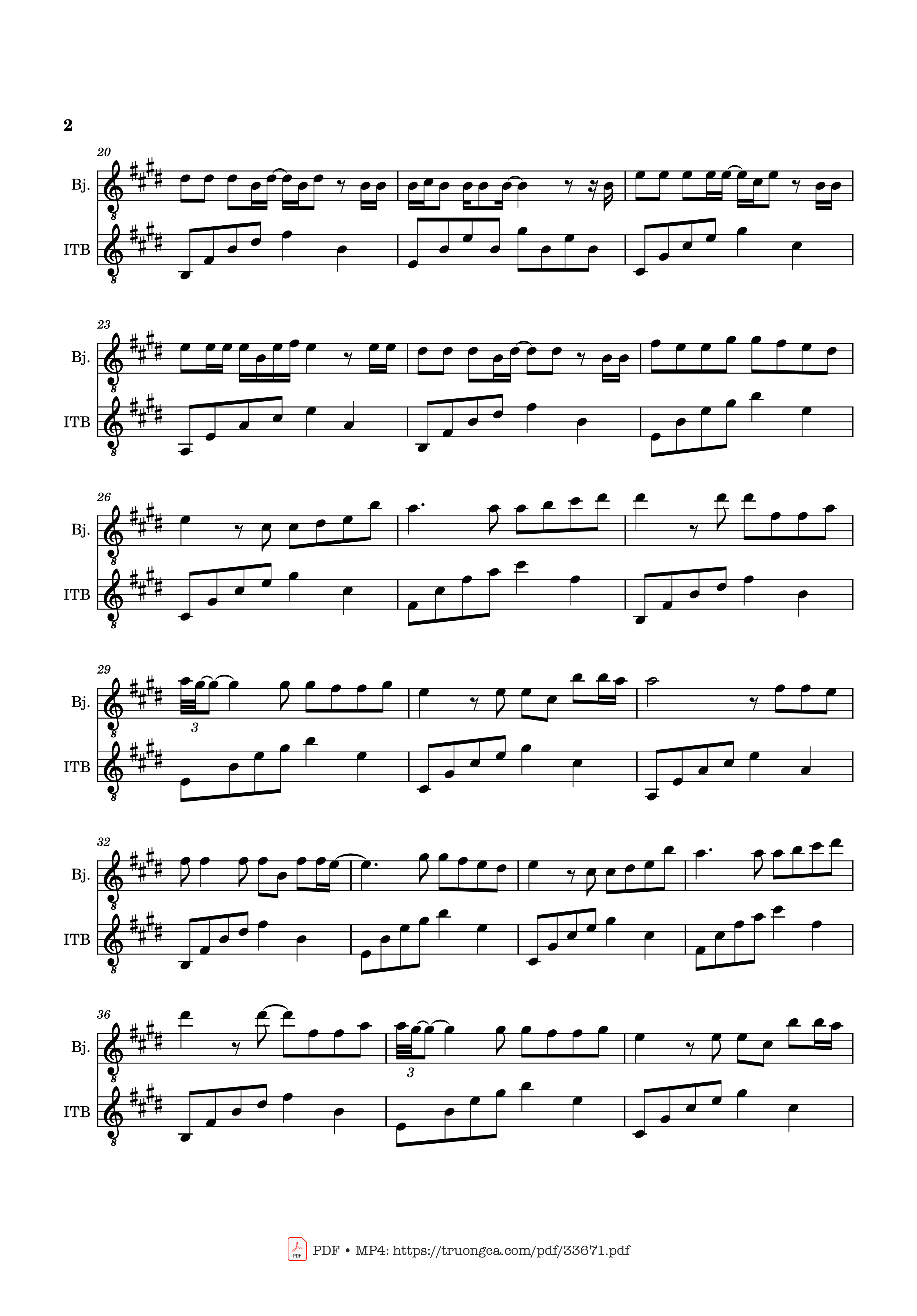 Page 2 of the piano sheet music PDF – Autumn In Melbourne (Mùa Thu ở Melbourne) Piano by 余光中