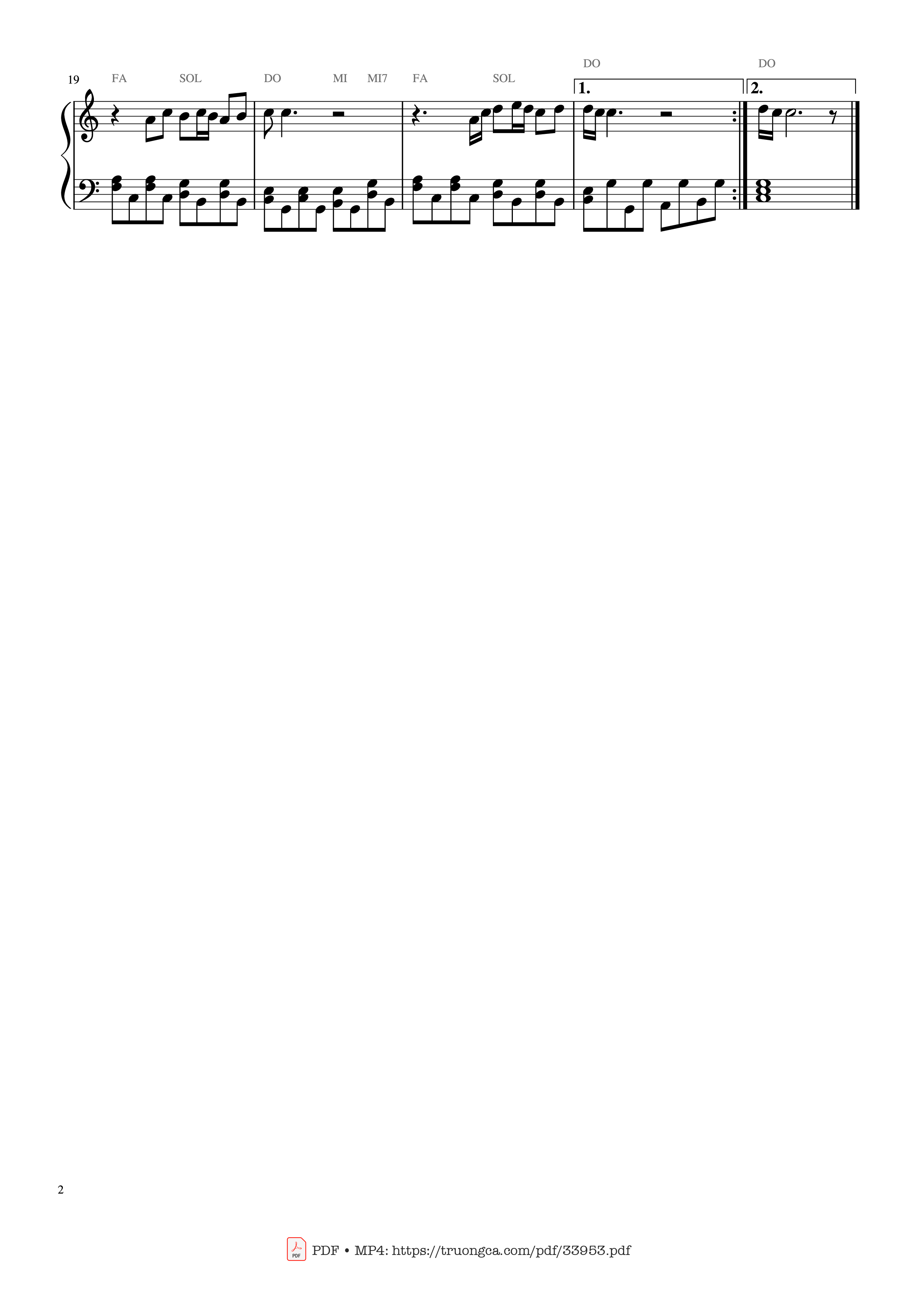 Page 2 of the piano sheet music PDF – Imagine - John Lennon Piano Easy by 