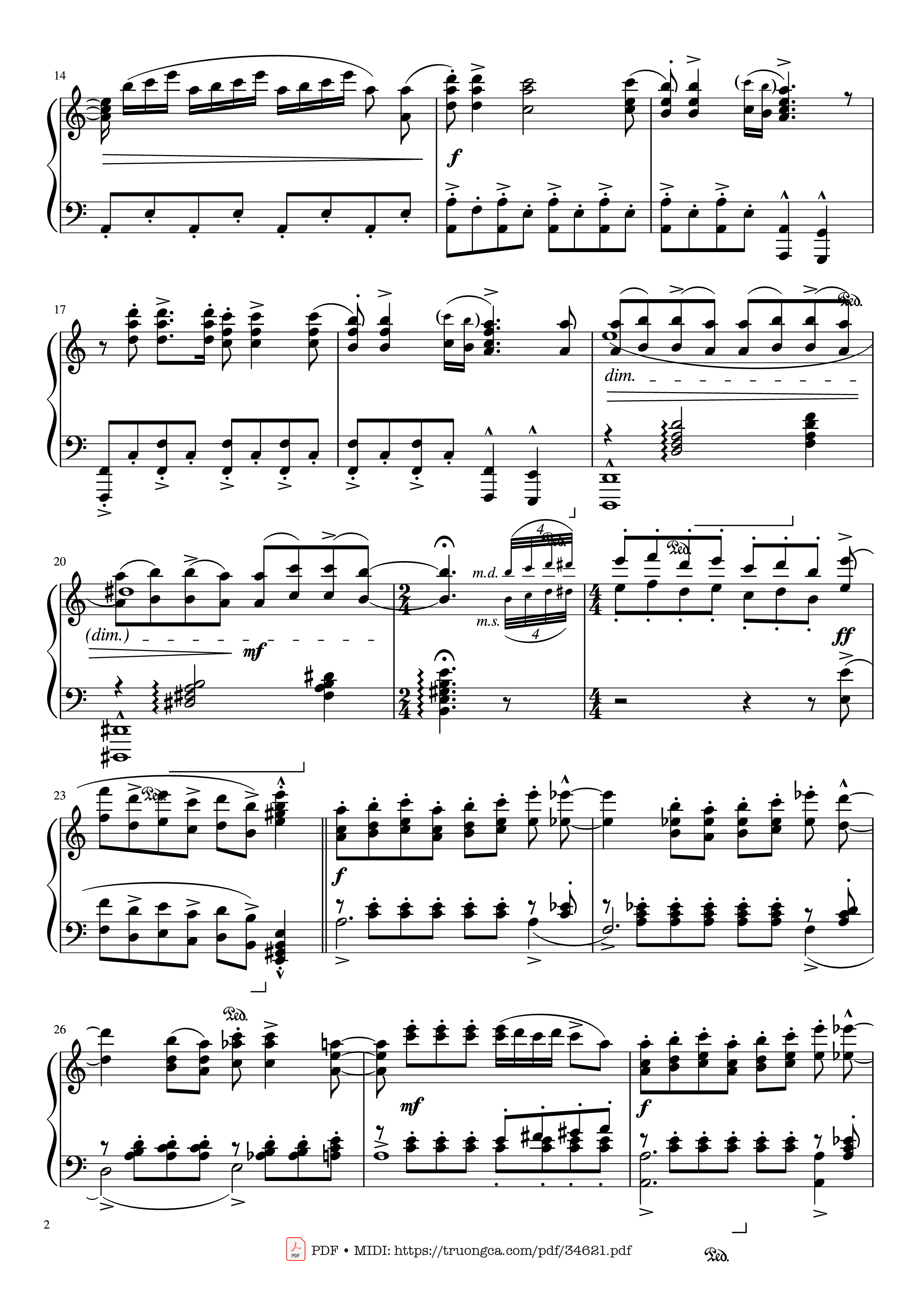 Page 2 of the piano sheet music PDF Piano – Money money money Piano by ABBA