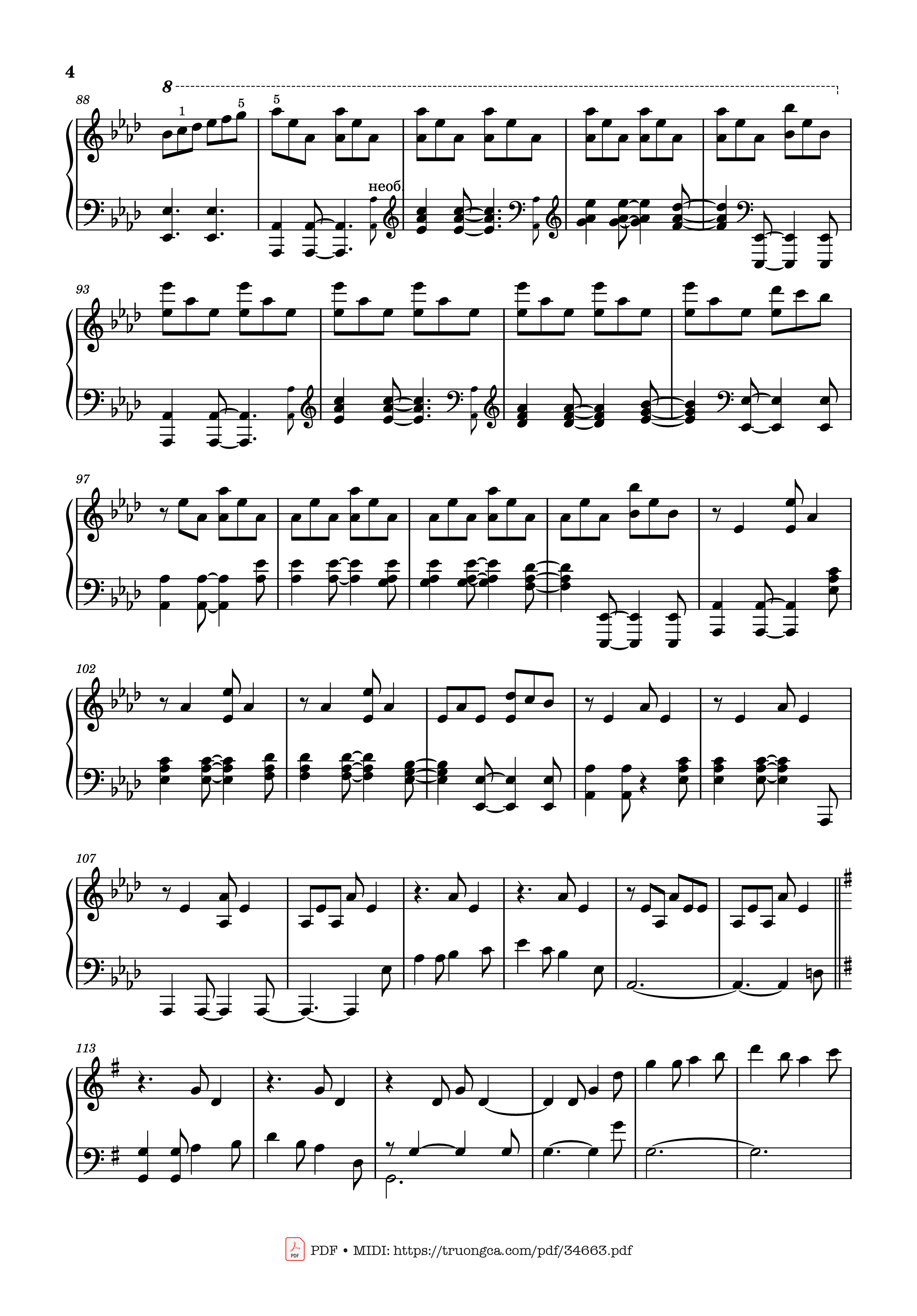 Page 4 of the piano sheet music PDF Piano – I Saw Three Ships Piano by English Christmas carol
