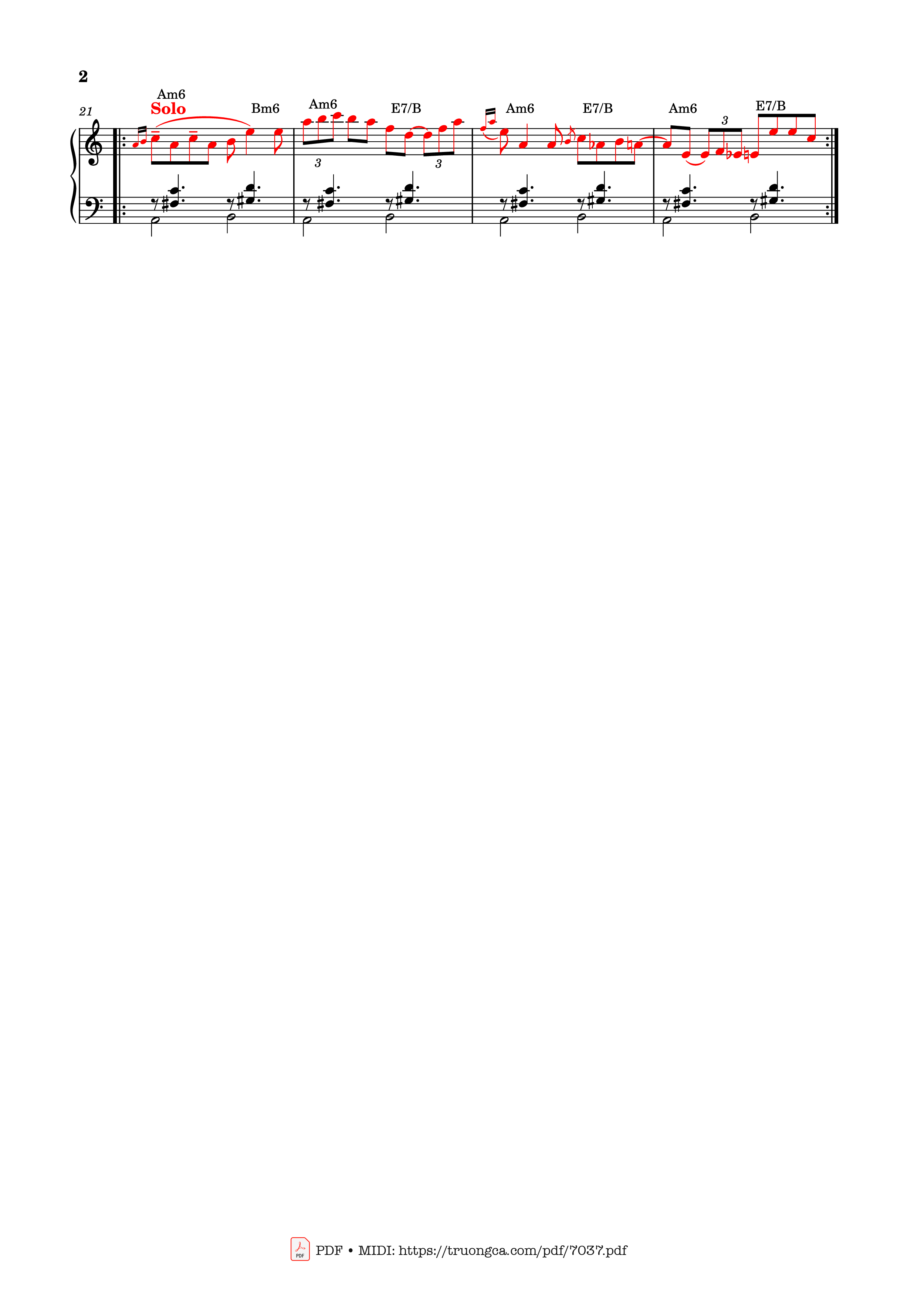 Page 2 of the piano sheet music PDF – Summer Time Piano Cover by George Gershwin