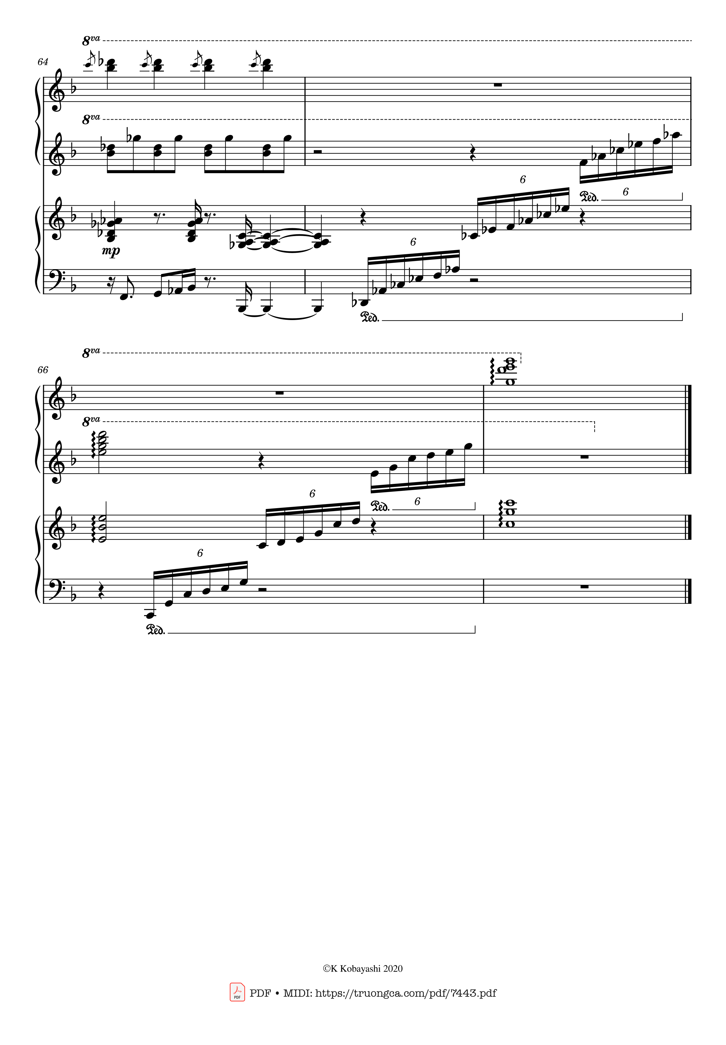 Page 11 of the piano sheet music PDF Piano – Jingle Bells Piano 4 hands by James Pierpont