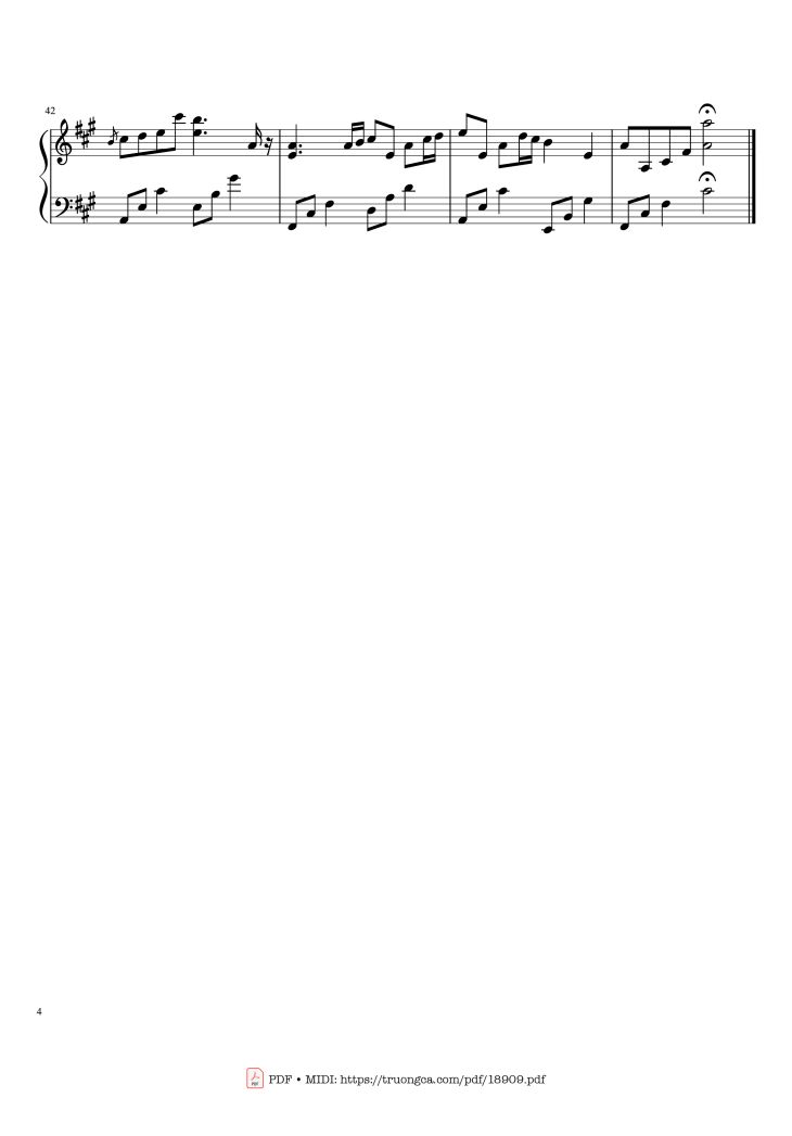 Page 4 of the piano sheet music PDF – River Flows In You Yiruma Piano by Emmy langevin