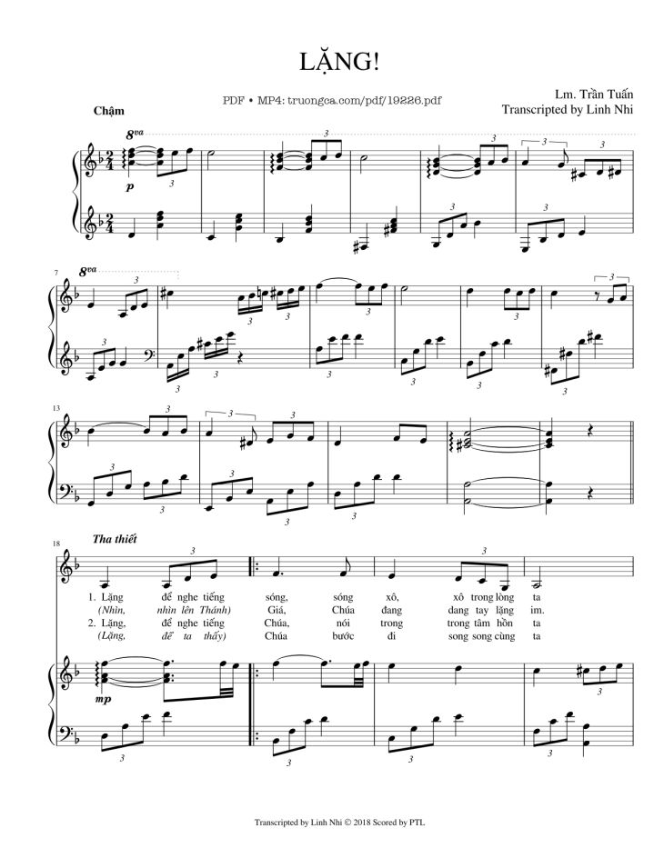 Lặng để nghe tiếng sóng, sóng xô, xô trong lòng ta, Trang 1