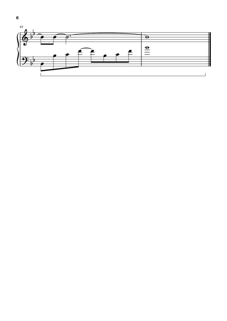 Page 6 of the piano sheet music PDF – Hẹn ước từ hư vô Sheet Piano by Phan Mạnh Quỳnh