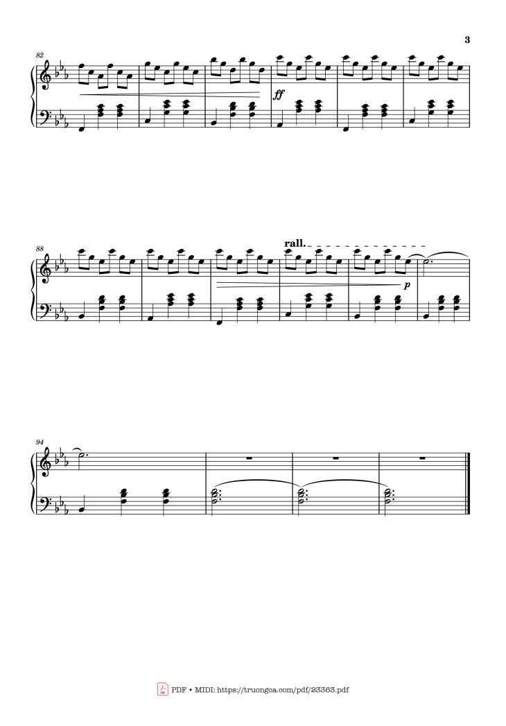 Page 3 of the piano sheet music PDF – Idea 22 Sheet Piano by Gibran Alcocer