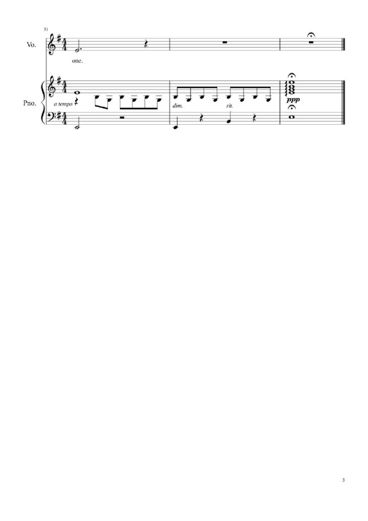 Page 3 of the piano sheet music PDF – Sally