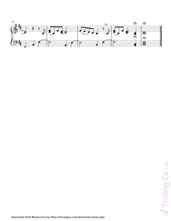 Page 3 of the piano sheet music PDF – Mary Did You Know Sheet Piano by Techdude