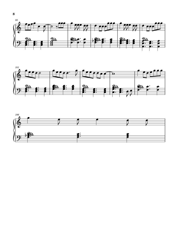 Page 8 of the piano sheet music PDF – MUỘN RỒI MÀ SAO CÒN - SƠN TÙNG M-TP Sheet Piano by Petun2502