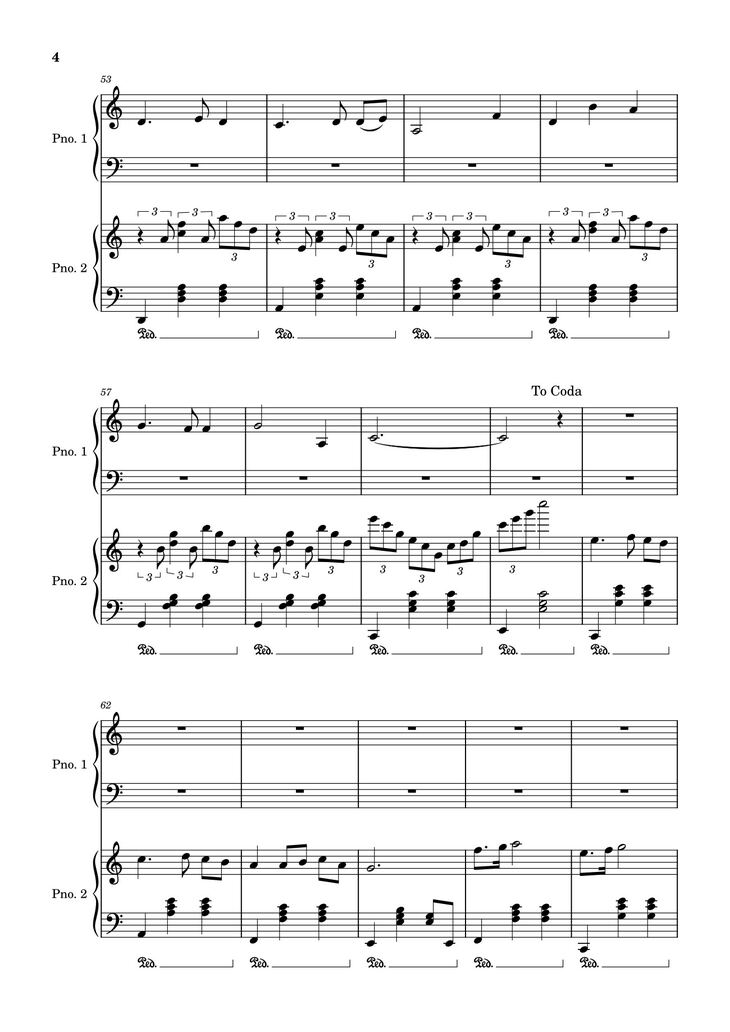Page 4 of the piano sheet music PDF – Bài Học Đầu Tiên Sheet Piano by Netvn21062022