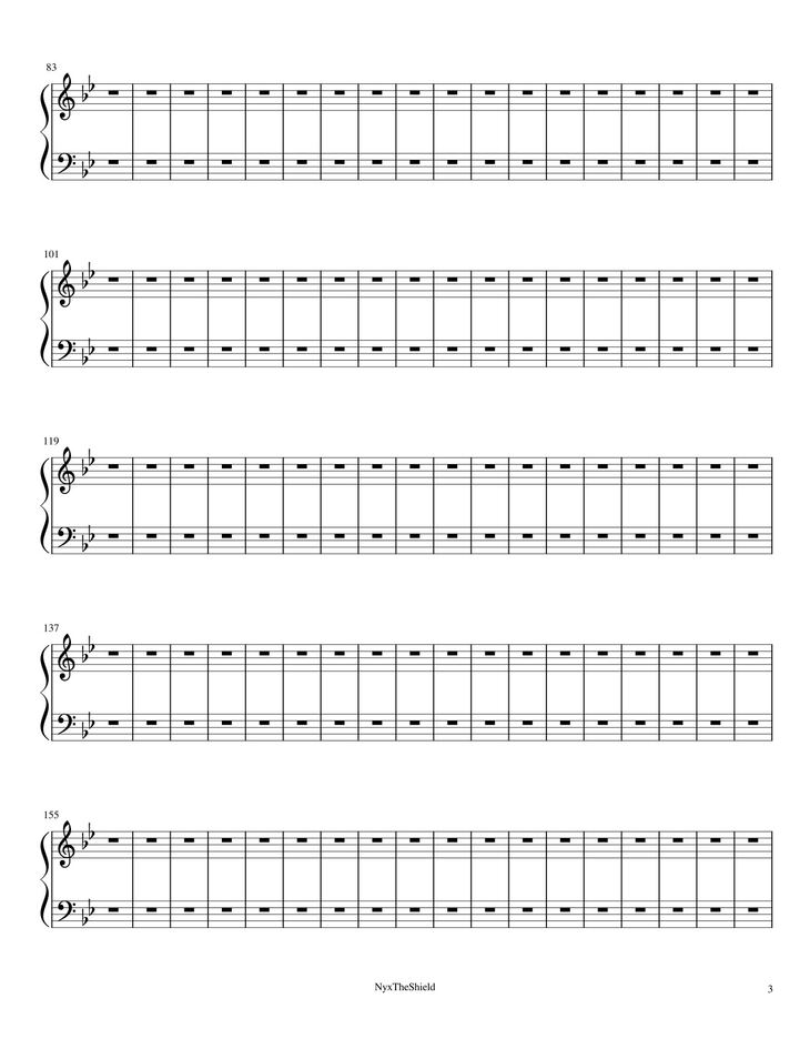 Page 3 of the piano sheet music PDF – Overwrite Sheet Piano by @Sheetmusic