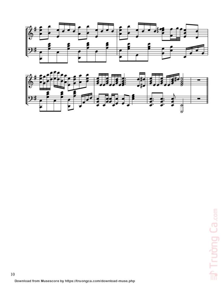 Page 10 of the piano sheet music PDF – Senbonzakura Sheet Piano by ThVocaloid21 -5-