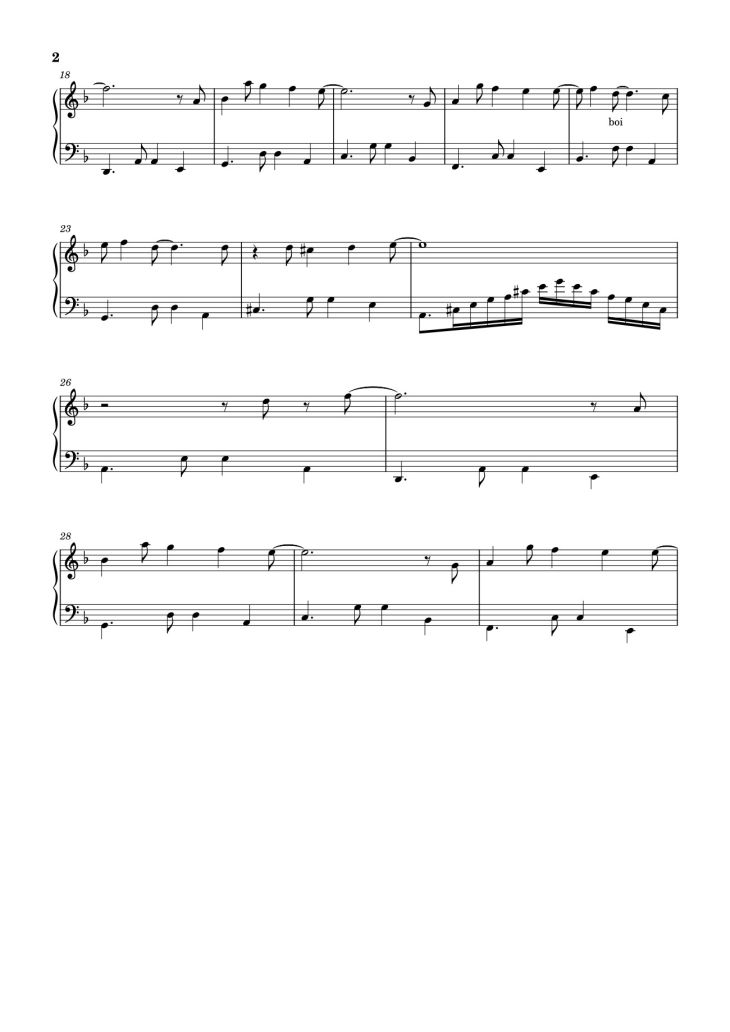 Page 2 of the piano sheet music PDF – NGƯỜI HÃY QUÊN EM ĐI Sheet Piano Easy by KHẮC HƯNG