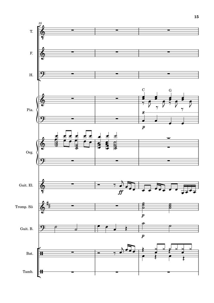 Page 15 of the piano sheet music PDF – Let it be (hợp xướng) by Albert Jean-Paul
