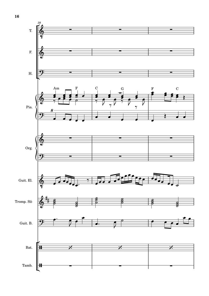 Page 16 of the piano sheet music PDF – Let it be (hợp xướng) by Albert Jean-Paul
