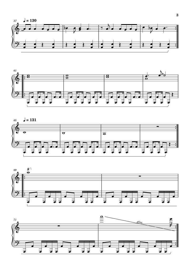 Page 3 of the piano sheet music PDF – MUKTI, by My Sleeping Karma Sheet Piano by Andoni Penela