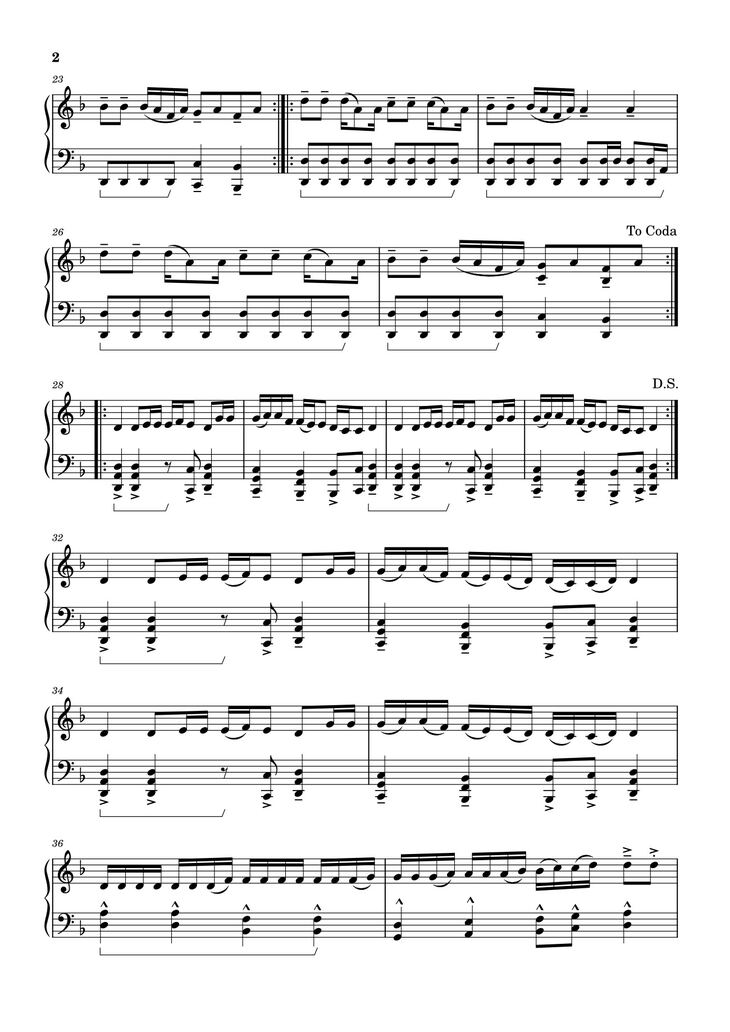 Page 2 of the piano sheet music PDF – EPHEDRA, by My Sleeping Karma Sheet Piano by Andoni Penela