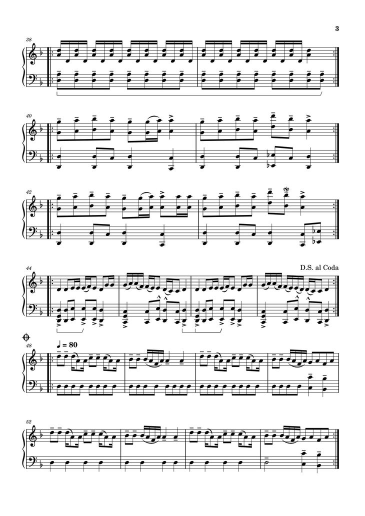 Page 3 of the piano sheet music PDF – EPHEDRA, by My Sleeping Karma Sheet Piano by Andoni Penela