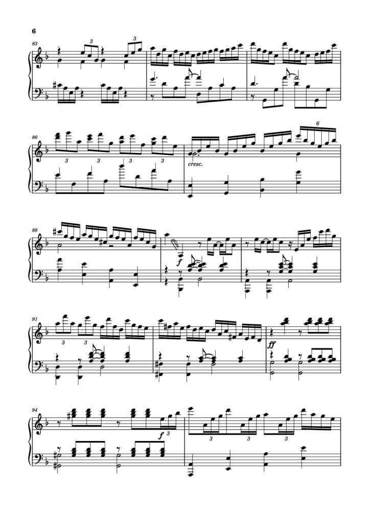 Page 6 of the piano sheet music PDF Piano – Testify Piano by Void (Mournfinale) feat. 星熊南巫