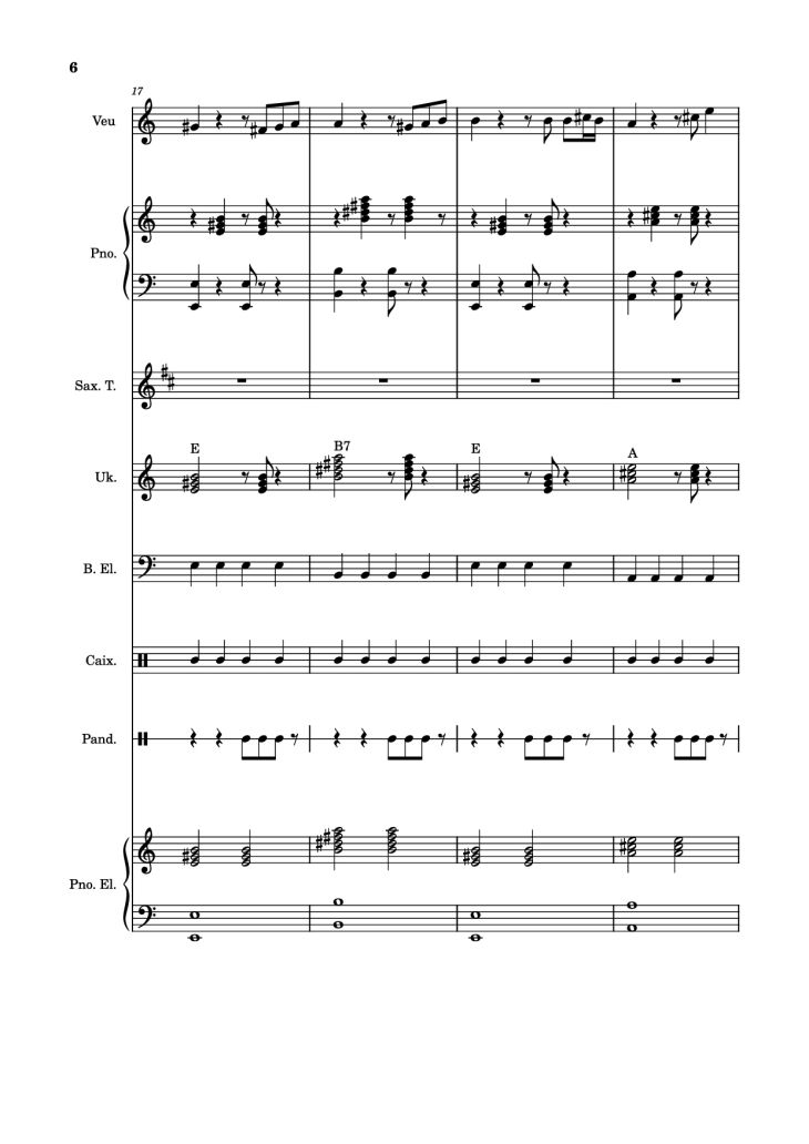 Page 6 of the piano sheet music PDF Piano – I Can