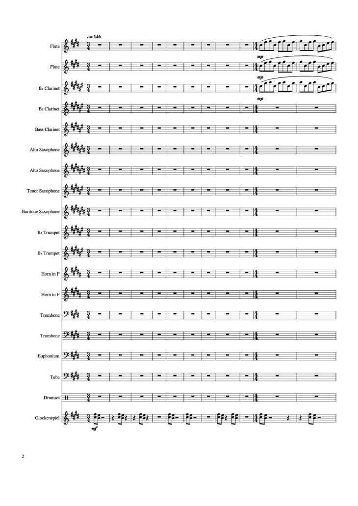 Page 2 of the piano sheet music PDF Piano – Weathering With You - Grand Escape Piano by Arr. Gracia