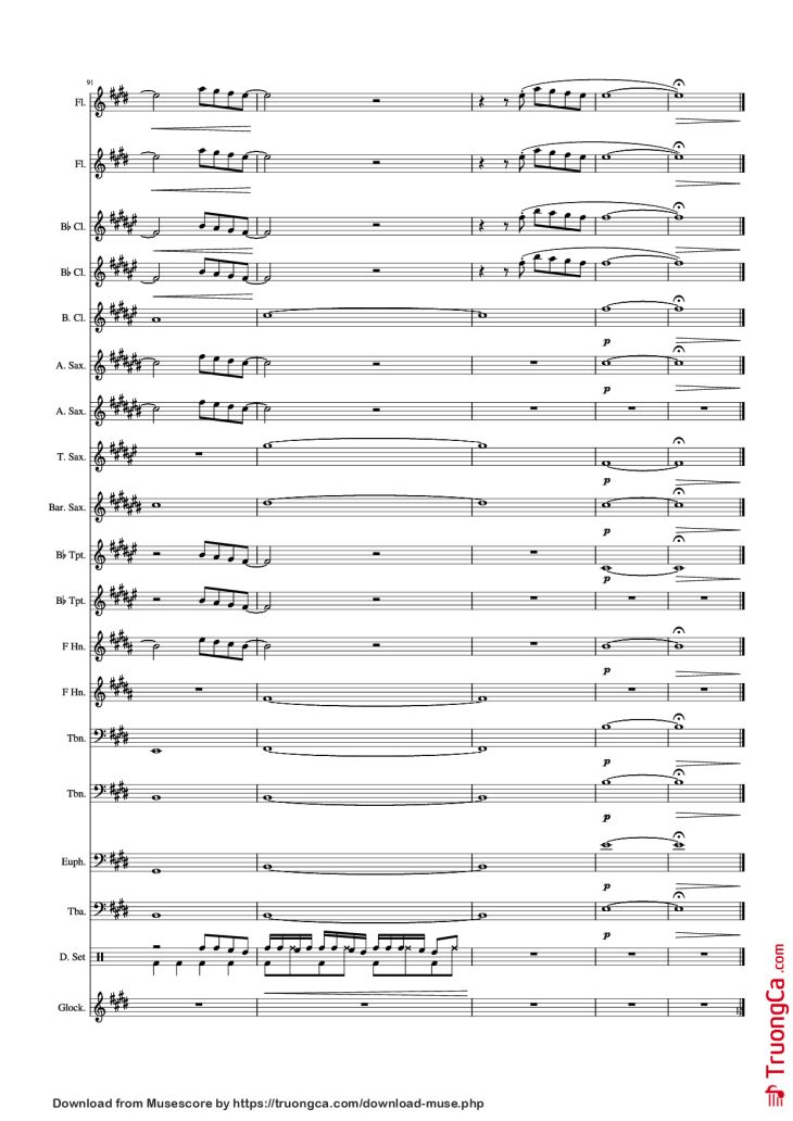 Page 15 of the piano sheet music PDF Piano – Weathering With You - Grand Escape Piano by Arr. Gracia