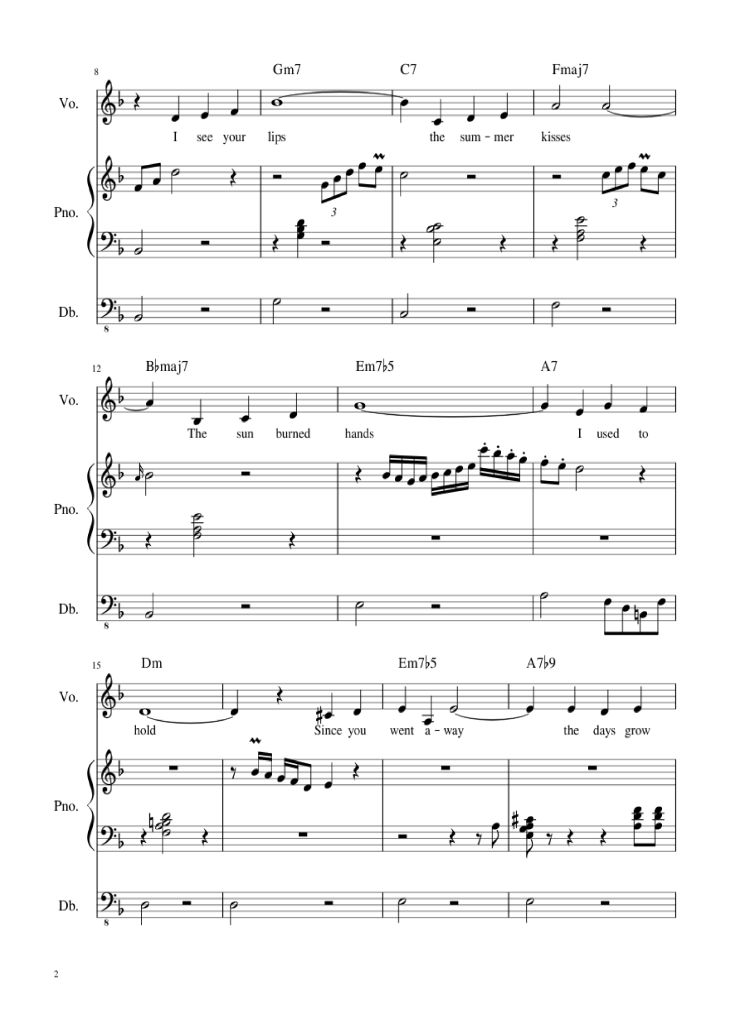 The falling leaves drift by the window, Trang 2