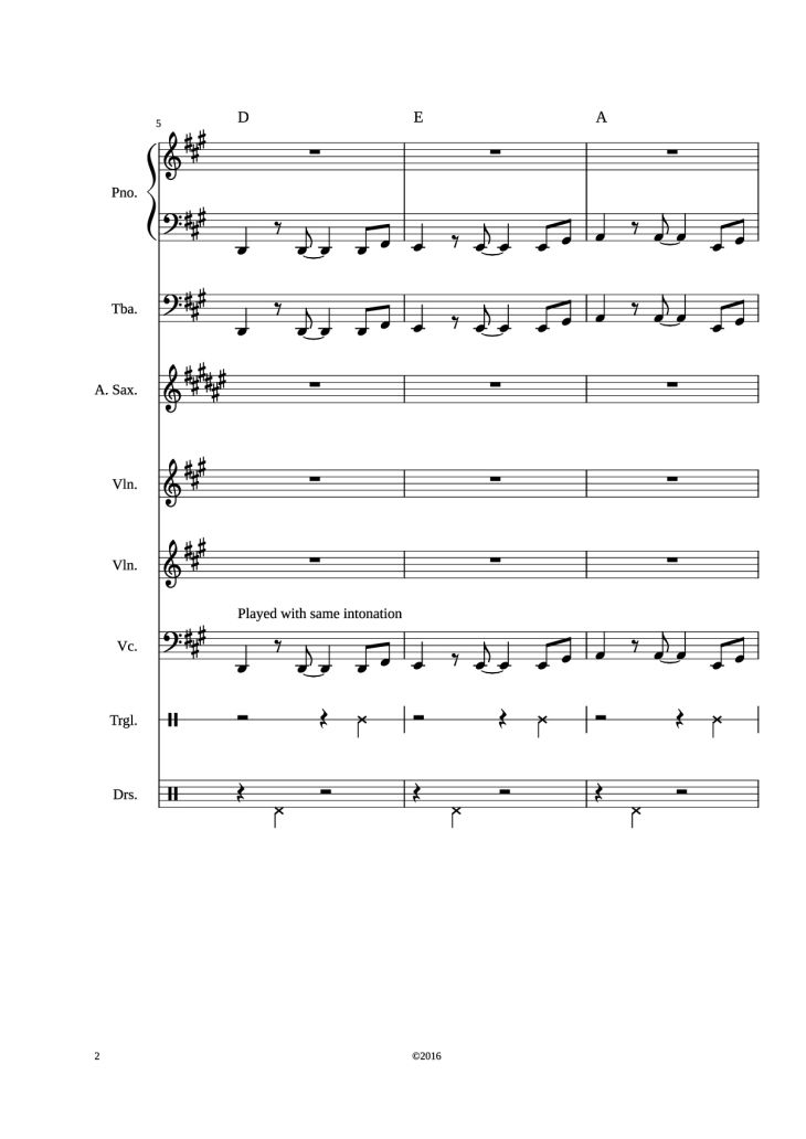 Page 2 of the piano sheet music PDF – Stand by me Piano by Adamkyi
