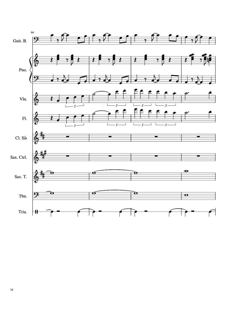 Page 16 of the piano sheet music PDF – Stand By Me Piano & Violin by Ben E King