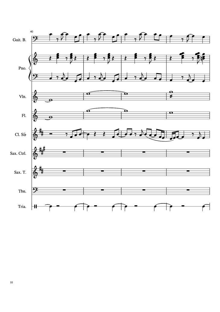 Page 10 of the piano sheet music PDF – Stand By Me Piano & Violin by Ben E King