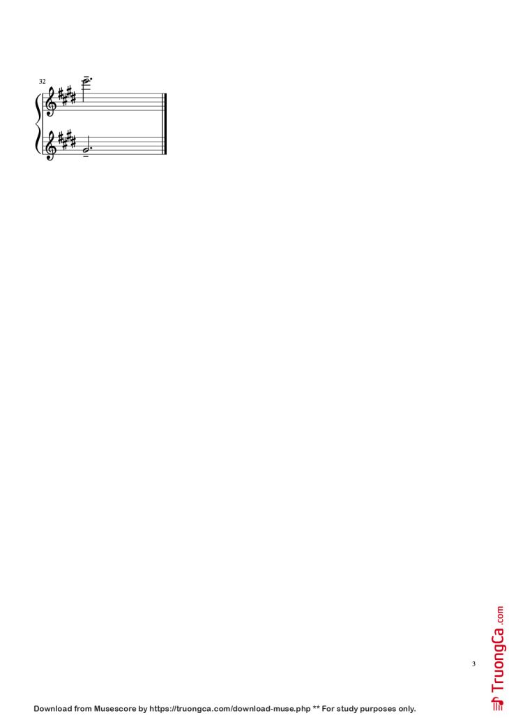 Page 3 of the piano sheet music PDF Piano – Mia and Sebasti0n