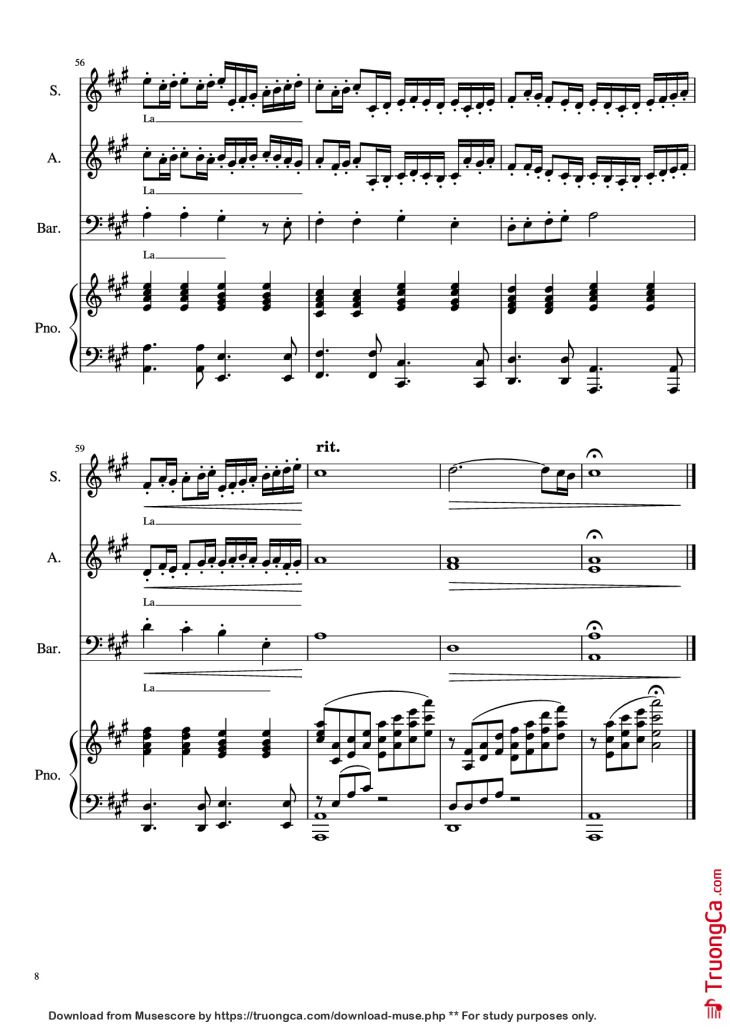 Page 8 of the piano sheet music PDF Piano – 風吹雞蛋殼 Winds Scatter the Eggshells Piano by Undefined