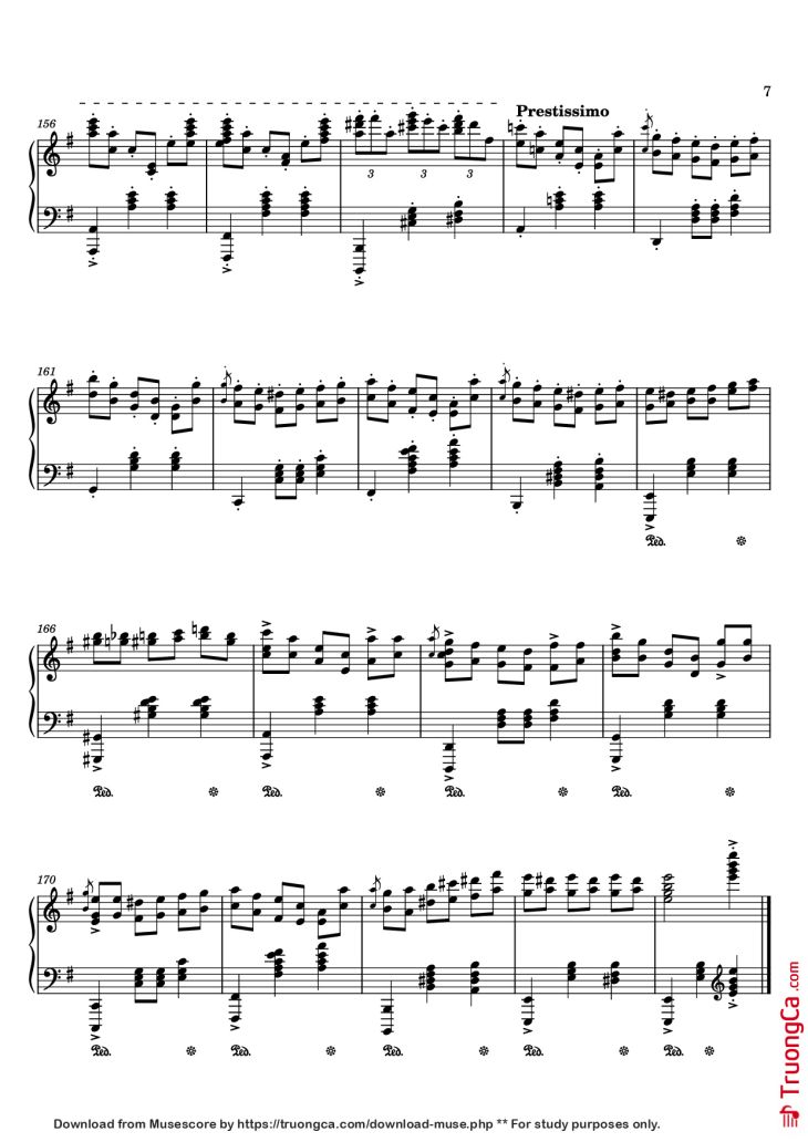 Page 7 of the piano sheet music PDF Piano – Enemies to Lovers Piano by Joshua Kyan. Aalampour