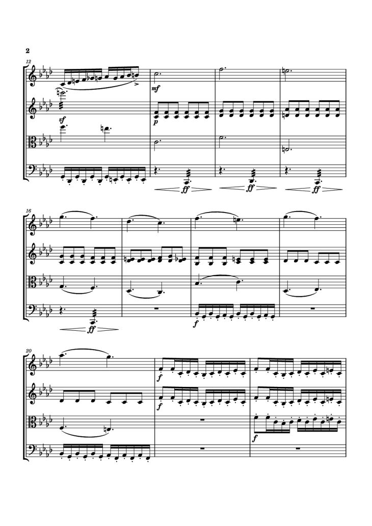 Page 2 of the piano sheet music PDF – The Twin Moon Knight Violin by Composer: Tai Tomisawa