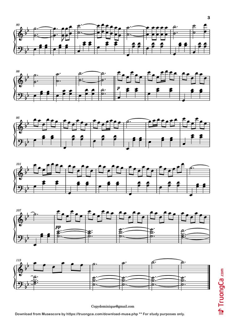 Page 3 of the piano sheet music PDF Piano – Idea 10 Piano by Gibran Alcocer