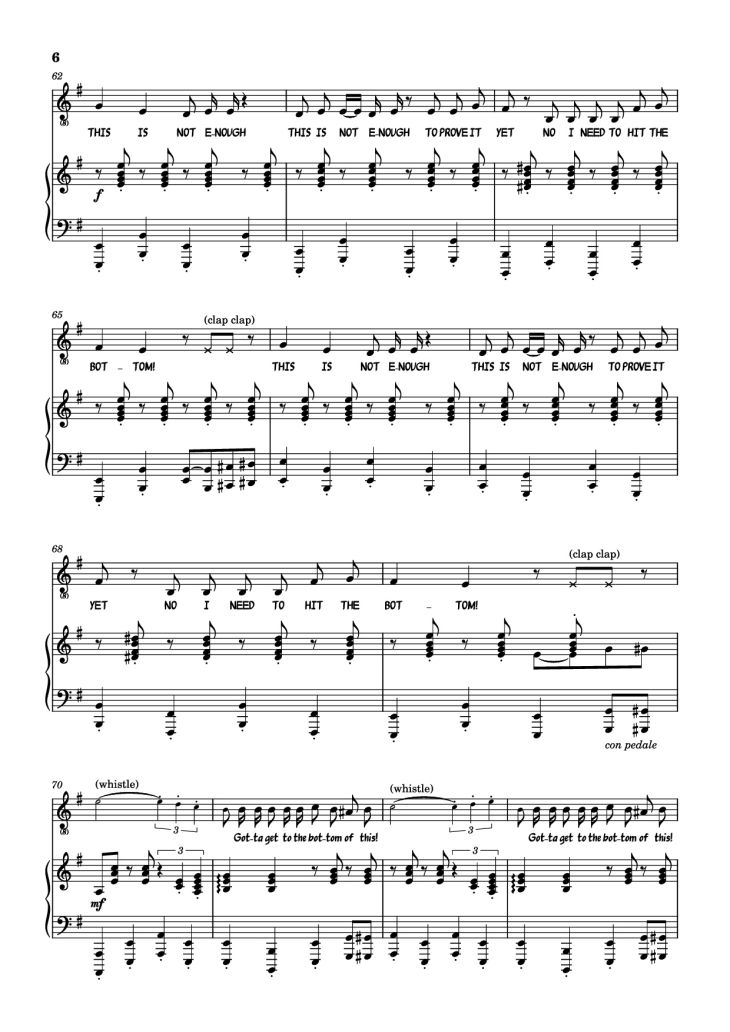 Page 6 of the piano sheet music PDF – Hand Me My Shovel, I