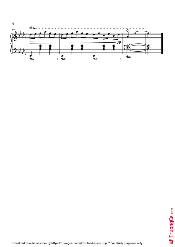 Page 4 of the piano sheet music PDF Piano – diminished chords are cooler than i thought :O Piano by Arranged by Dara S