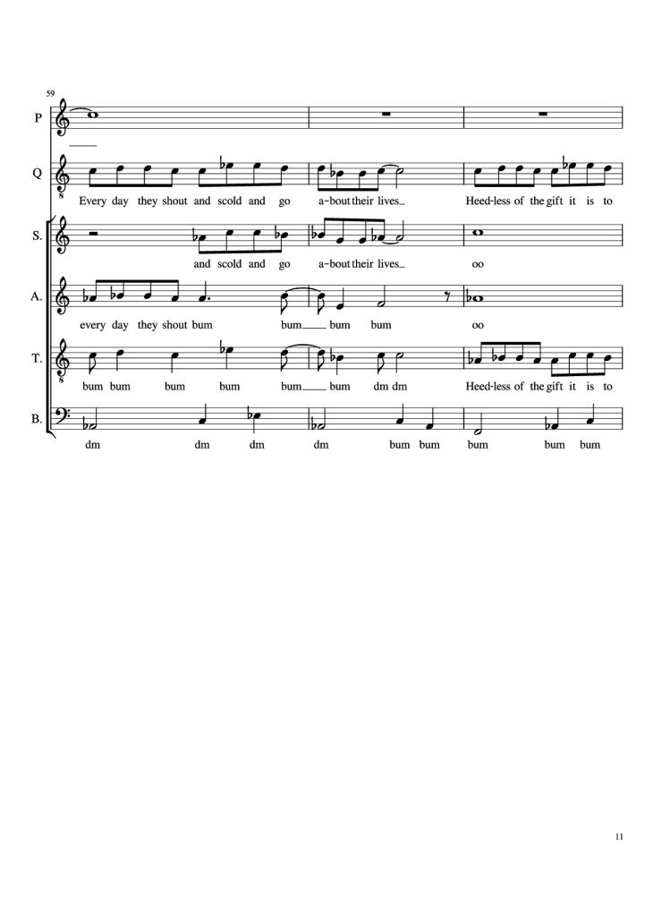 Page 11 of the piano sheet music PDF Piano – Animazement Piano by Arr. Ben Jaeger