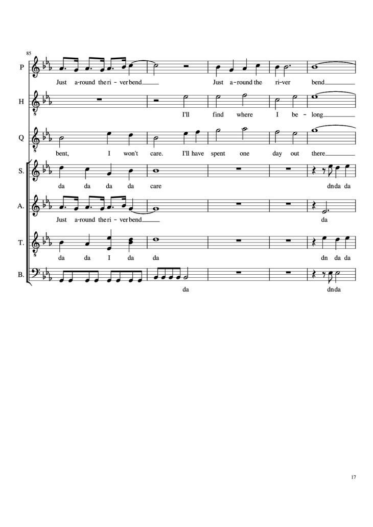 Page 17 of the piano sheet music PDF Piano – Animazement Piano by Arr. Ben Jaeger