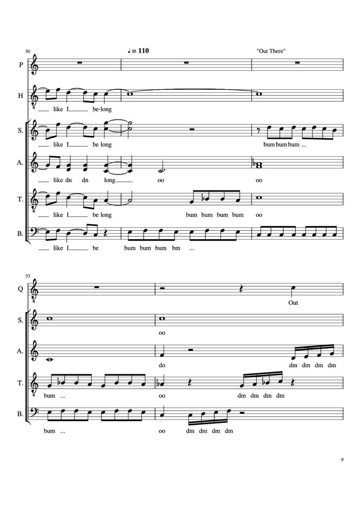 Page 9 of the piano sheet music PDF Piano – Animazement Piano by Arr. Ben Jaeger