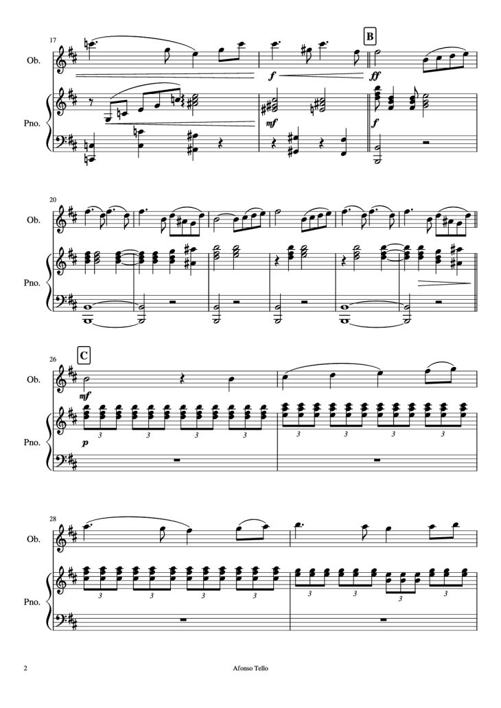 Page 2 of the piano sheet music PDF Piano – Swan Lake - Finalle Piano by Pyotr Ilyich Tchaikovsky