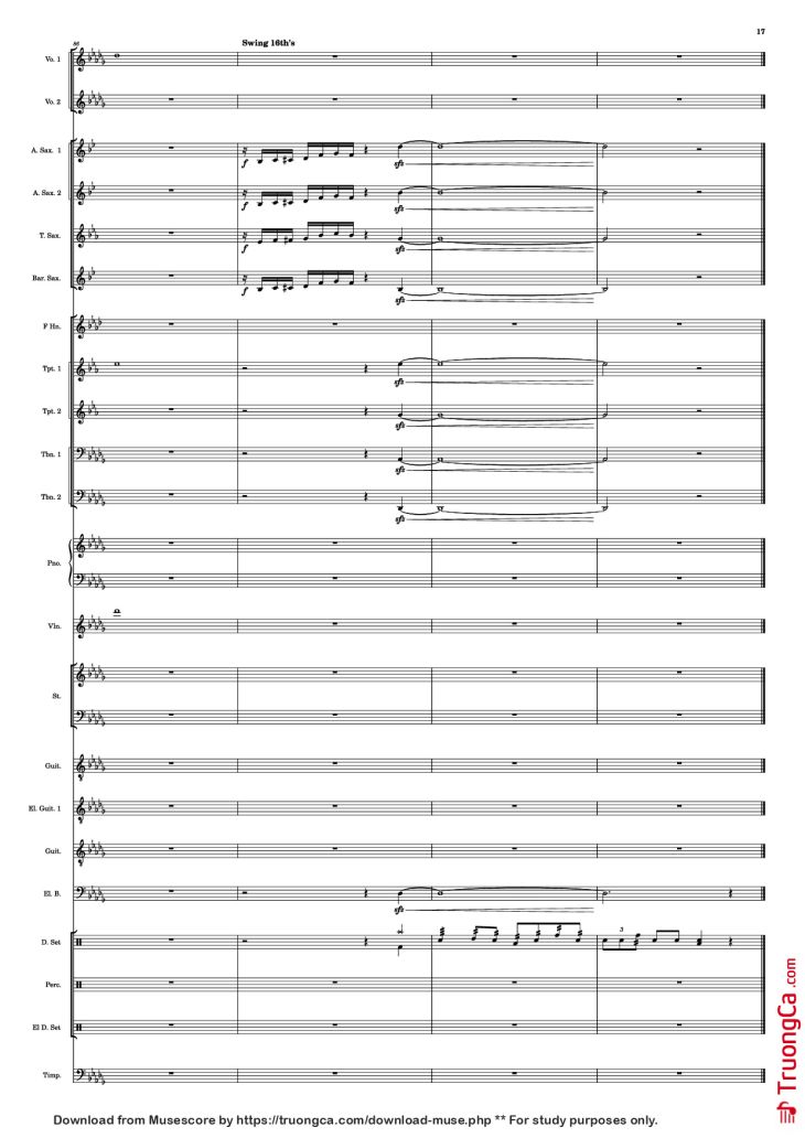 Page 17 of the piano sheet music PDF – Se mettre sur son trente-et-un! Piano by HOYO-MiX