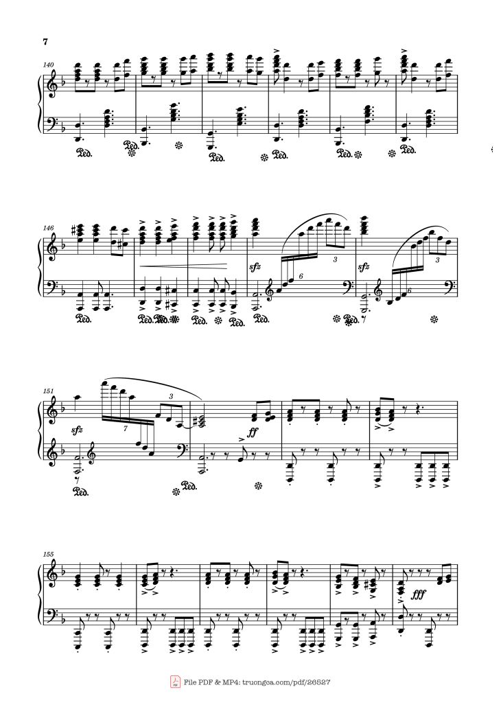 Page 7 of the piano sheet music PDF Piano – He