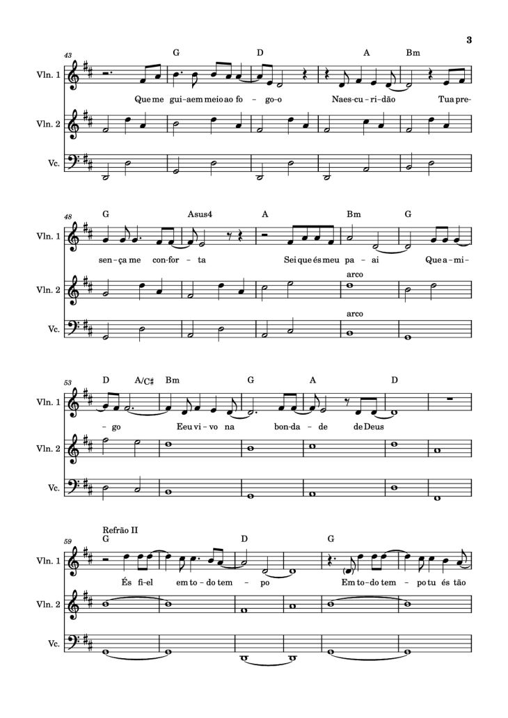 Page 3 of the piano sheet music PDF Piano – Bondade de Deus Piano by Isaías Saad