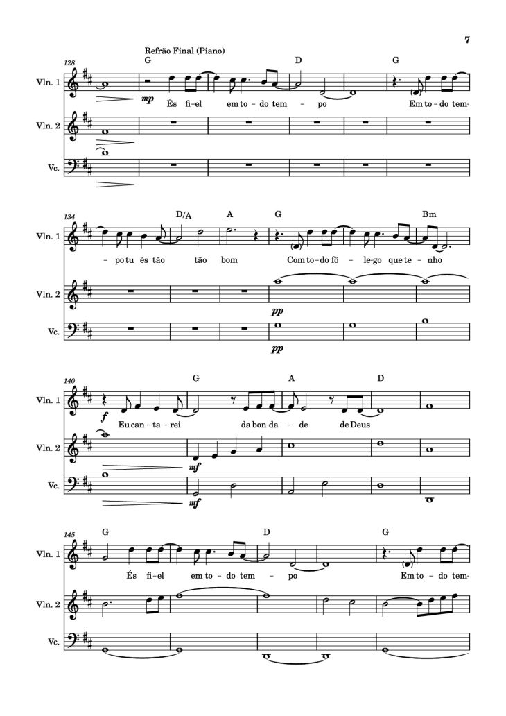 Page 7 of the piano sheet music PDF Piano – Bondade de Deus Piano by Isaías Saad