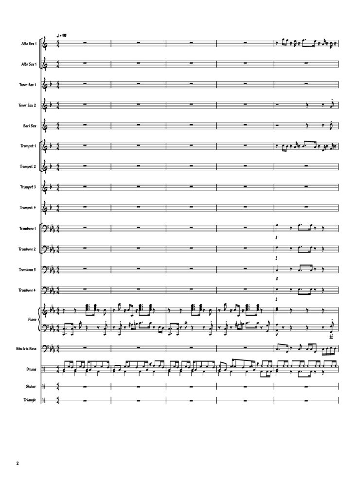 Page 2 of the piano sheet music PDF Piano – Heartbeat, Heartbreak Piano by Arranger: savepro3